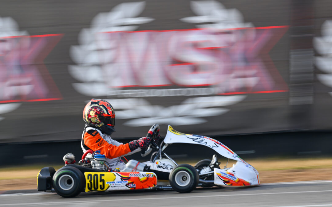 Martin Molnár opened his WSK season with a fifth place in Prefinal