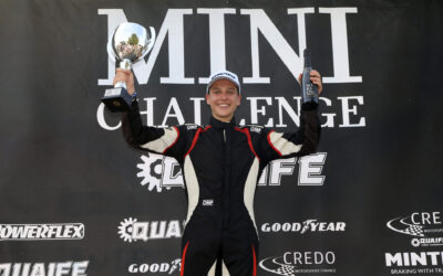 Geri Rácz was the best rookie at the final race of the fifth round of the MINI CHALLENGE