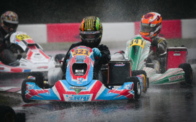 Martin Molnár was fastest in rain and damp conditions at the WSK Open Cup