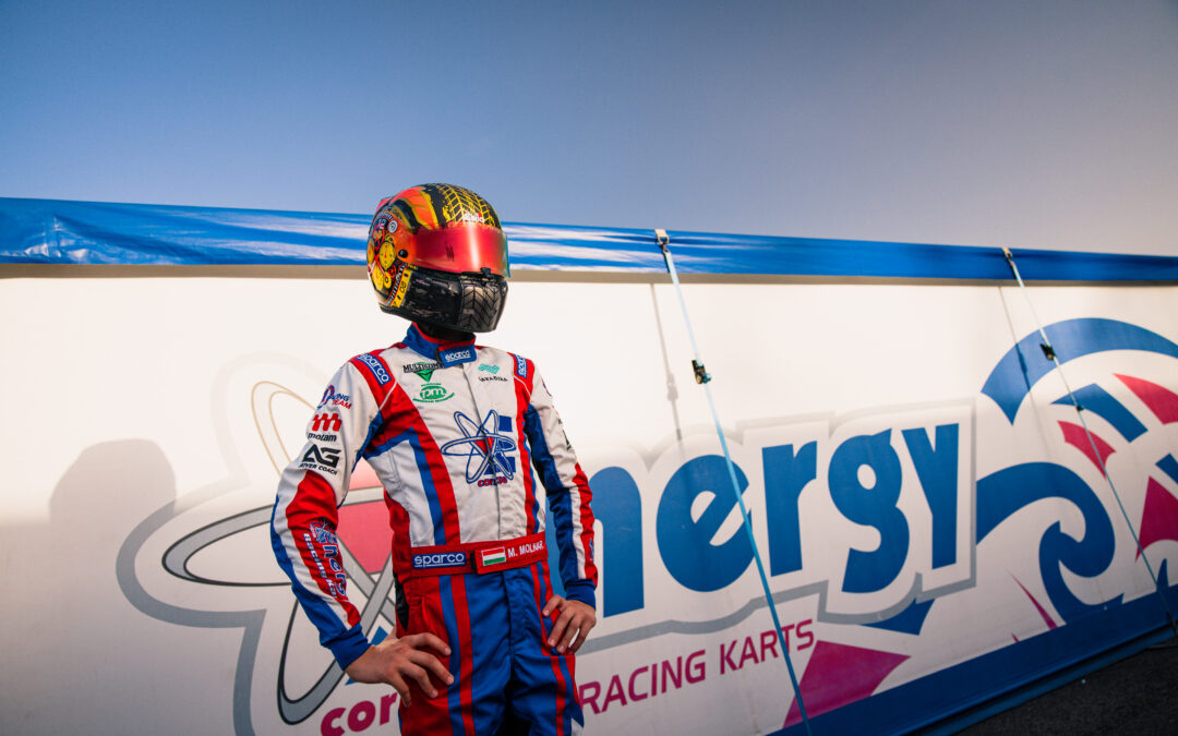 Martin Molnár takes it to the next level, competing in a stronger and faster karting class