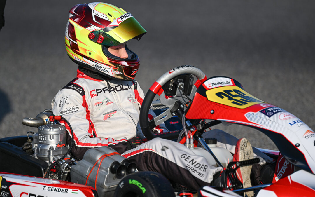 Gender Tamás Junior opened the WSK season with a lot of overtaking