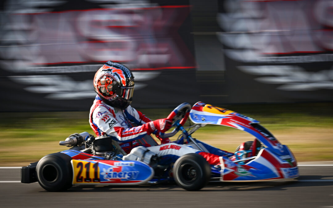 Martin Molnár would keep his first place in the world ranking on the debuting track in WSK