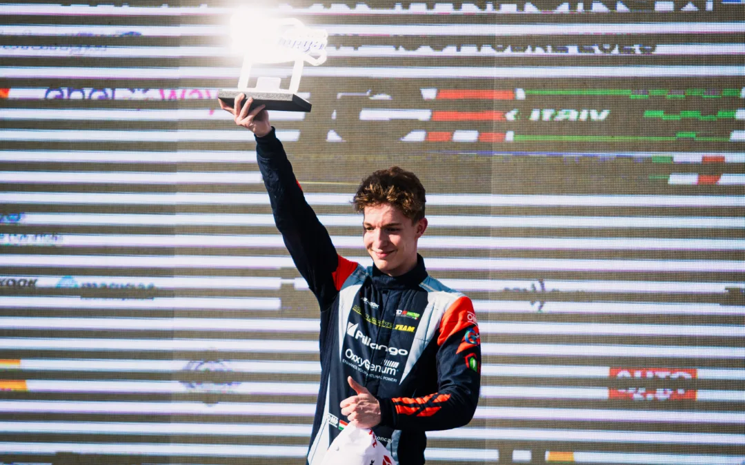 Strong showing in Italy: Levente Losonczy made it to the top of the podium in Vallelunga
