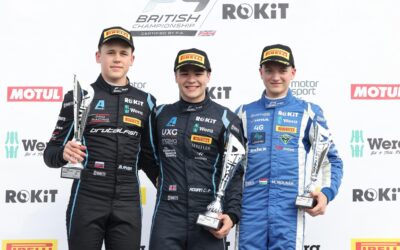 Molnár Martin átvette a vezetést az újoncok pontversenyében a brit F4-ben