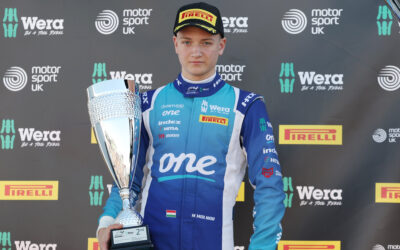 Martin Molnár battles back to P3 in the standings with double podium at British F4 season opener