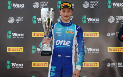 Martin Molnár moves up to second in the British F4 standings after another podium finish